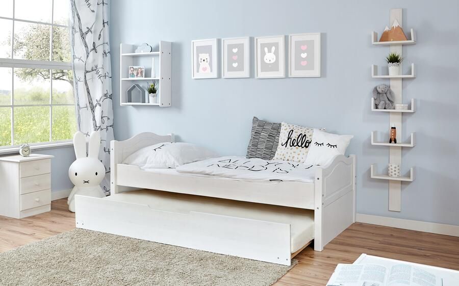 Ticaa Kinderbed Leni Eenpersoonsbed incl. extra bed en lattenbodem - Foto 5