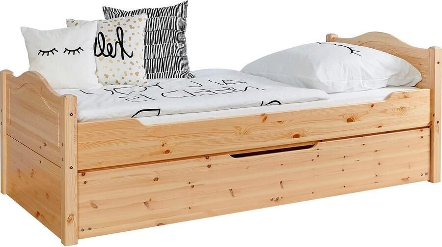 Ticaa Kinderbed Leni Eenpersoonsbed incl. extra bed en lattenbodem - Foto 5