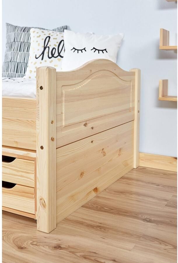 Ticaa Kinderbed Leni Eenpersoonsbed incl. extra bed en lattenbodem - Foto 2