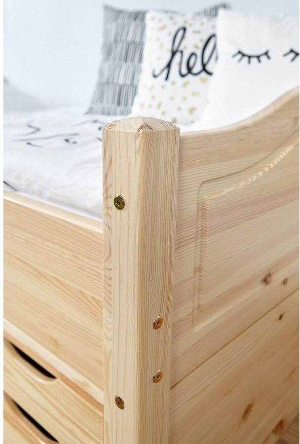 Ticaa Kinderbed Leni Eenpersoonsbed incl. extra bed en lattenbodem - Foto 4