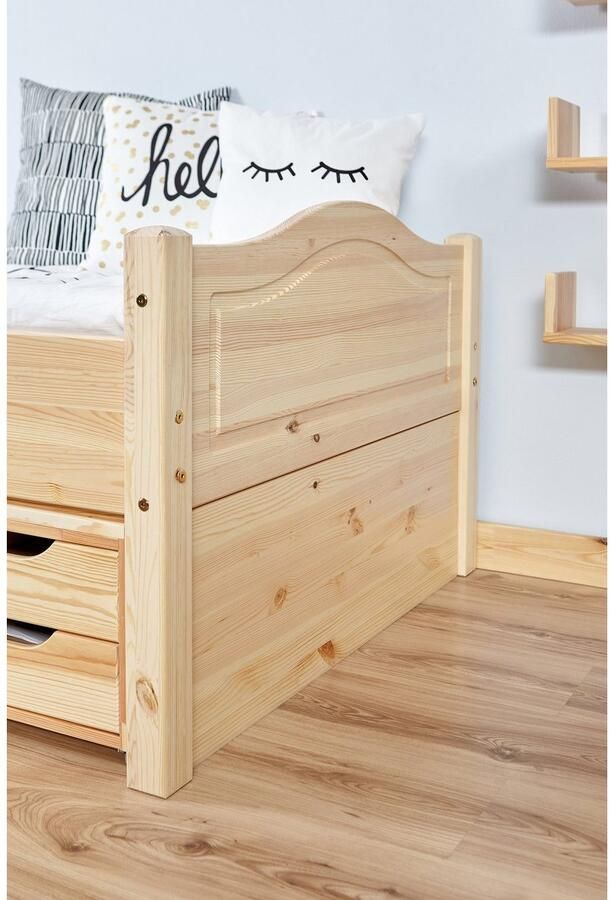 Ticaa Kinderbed Leni Eenpersoonsbed incl. extra bed en lattenbodem - Foto 2