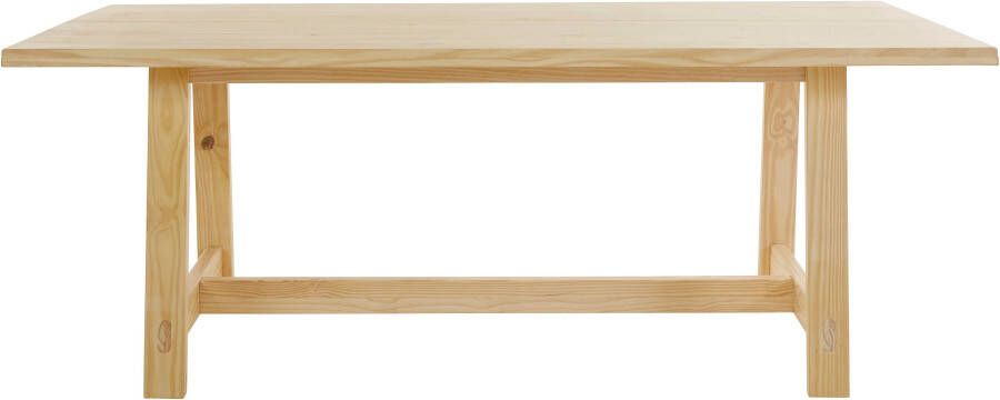 Timbers Eettafel Gainesville Tafelblad en frame van grenen verschillende kleurvarianten hoogte 77 cm - Foto 6