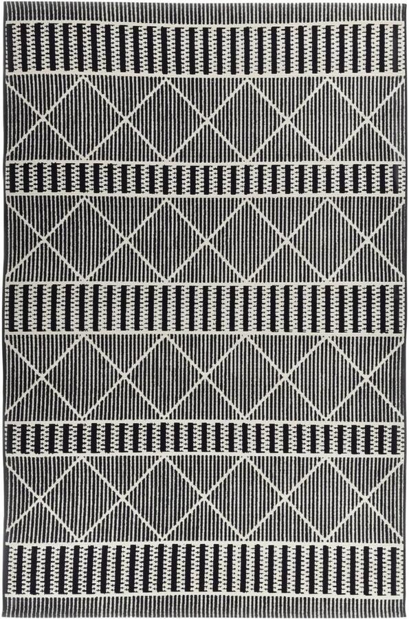 TOM TAILOR HOME Vloerkleed Funky Outdoor Geometric Platweefsel modern ruitendesign geschikt voor buiten woonkamer - Foto 9