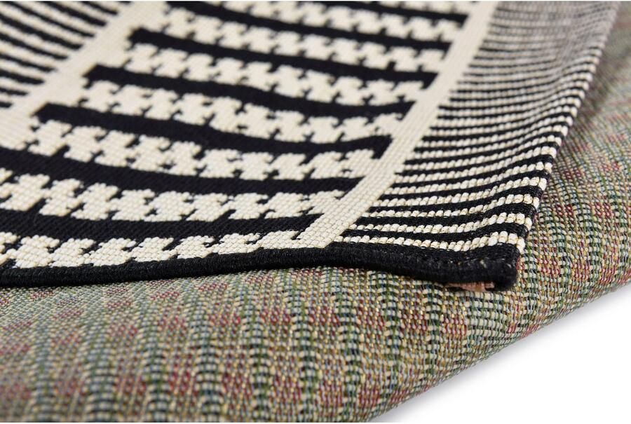 TOM TAILOR HOME Vloerkleed Funky Outdoor Geometric Platweefsel modern ruitendesign geschikt voor buiten woonkamer - Foto 5