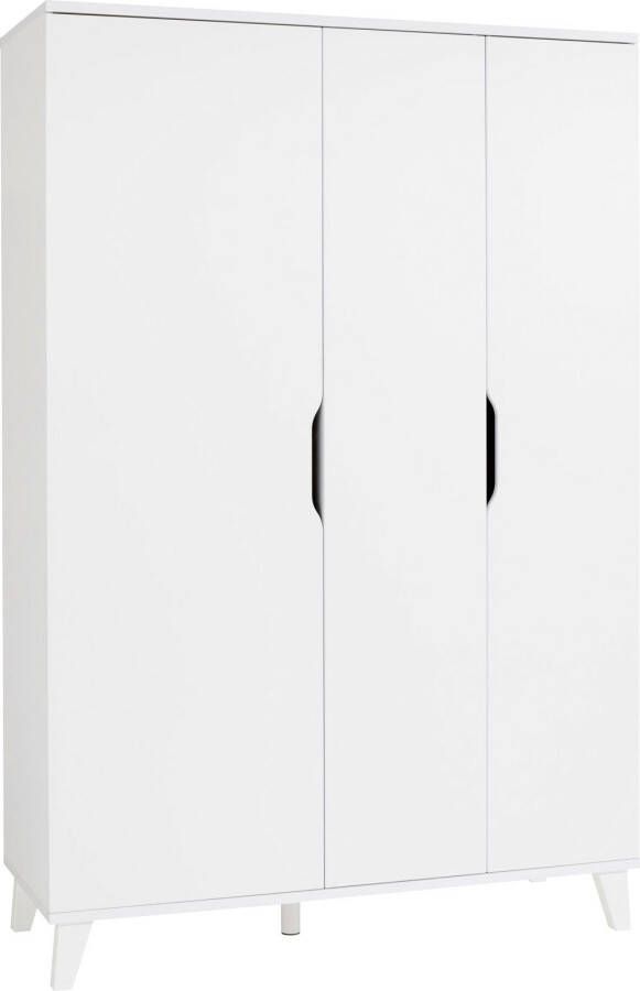 Home affaire Kledingkast MICHA kinderkast voeten van massief hout - Foto 3