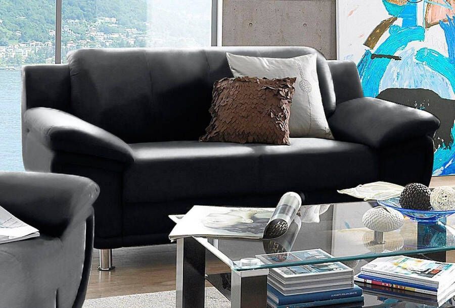 TRENDMANUFAKTUR 2-zitsbank Rondo breedte 178 cm brede armleuningen chromen poten Bank optioneel met bonellvering en in verschillende bekledingen bestelbaar - Foto 3