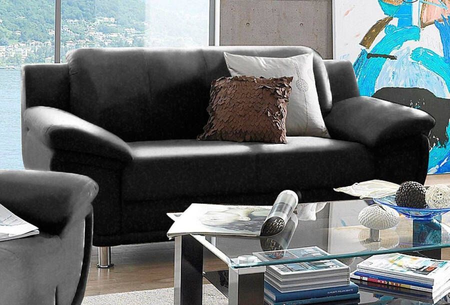 TRENDMANUFAKTUR 2-zitsbank Rondo breedte 178 cm brede armleuningen chromen poten Bank optioneel met bonellvering en in verschillende bekledingen bestelbaar - Foto 3