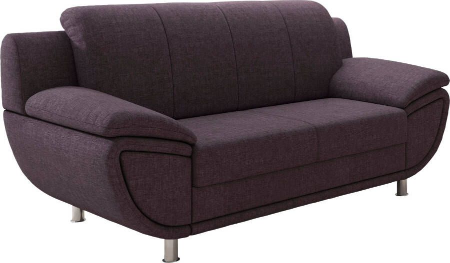 TRENDMANUFAKTUR 2-zitsbank Rondo II tijdloos en comfortabel naar keuze met comfortabele binnenvering met extra brede armleuningen - Foto 5