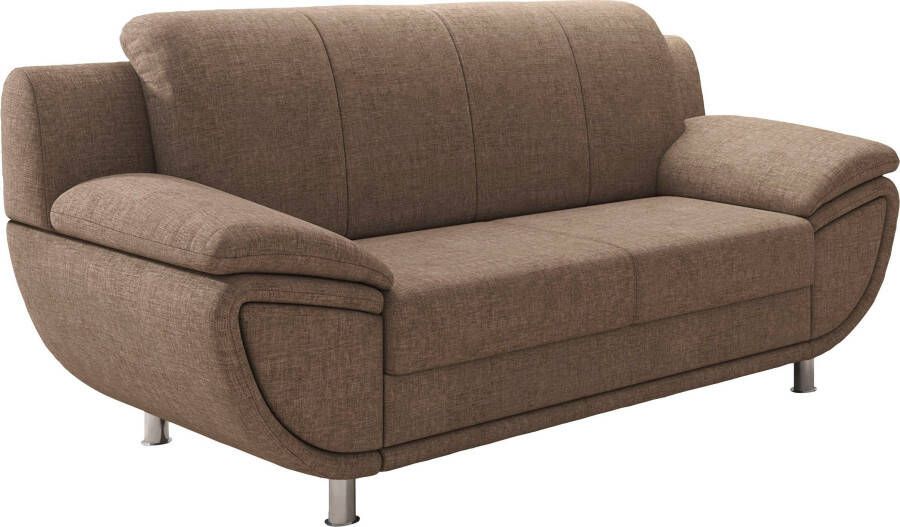 TRENDMANUFAKTUR 2-zitsbank Rondo II tijdloos en comfortabel naar keuze met comfortabele binnenvering met extra brede armleuningen - Foto 5