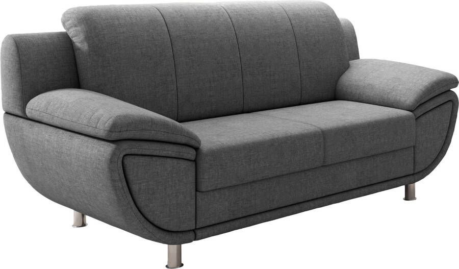 TRENDMANUFAKTUR 2-zitsbank Rondo II tijdloos en comfortabel naar keuze met comfortabele binnenvering met extra brede armleuningen - Foto 5