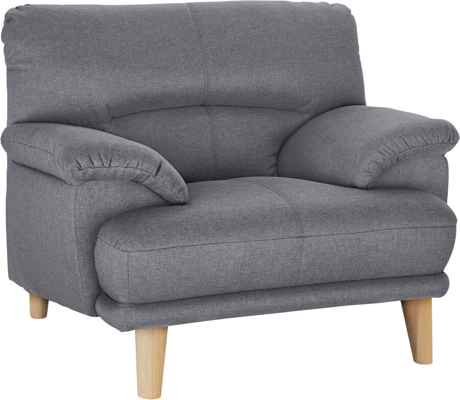 TRENDMANUFAKTUR Fauteuil Cecilia loungestoel Italiaans ontwerp comfortabele armleuningen - Foto 5