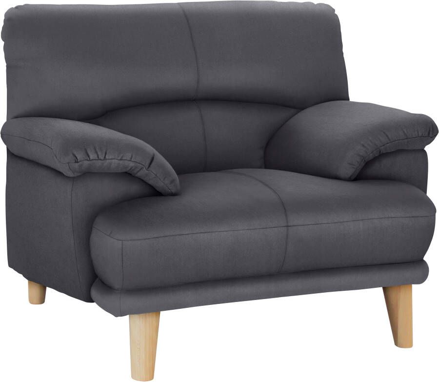 TRENDMANUFAKTUR Fauteuil Cecilia loungestoel Italiaans ontwerp comfortabele armleuningen - Foto 5