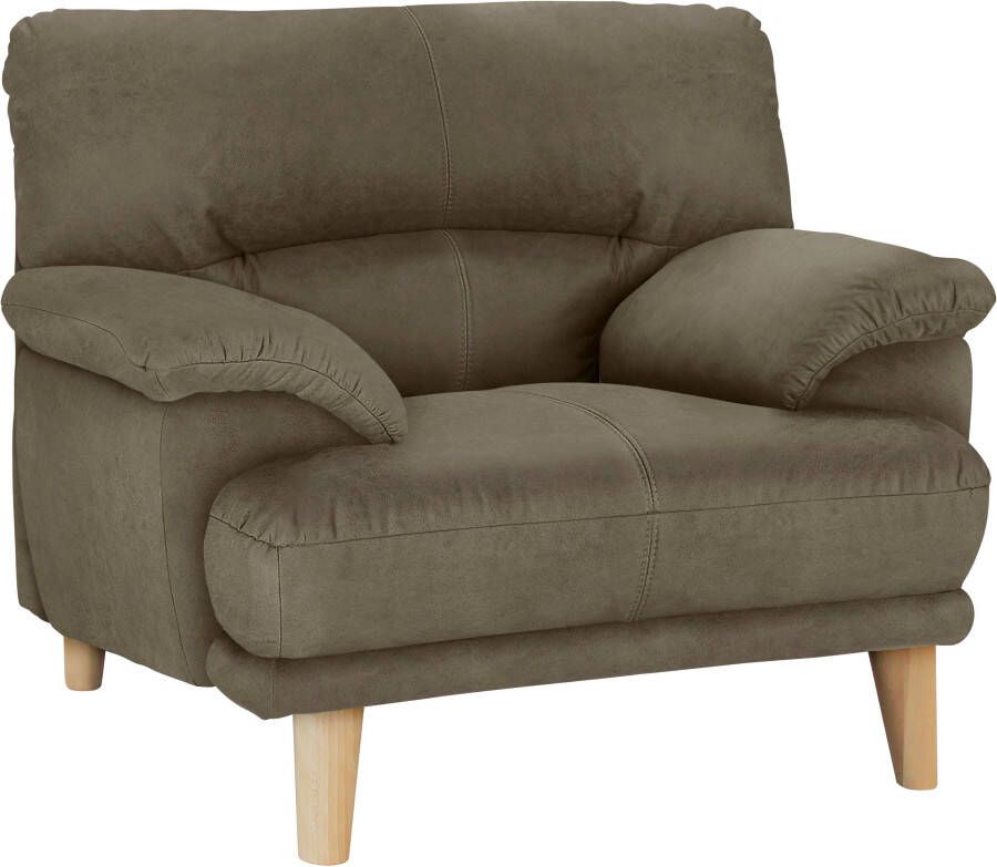 TRENDMANUFAKTUR Fauteuil Cecilia loungestoel Italiaans ontwerp comfortabele armleuningen - Foto 5