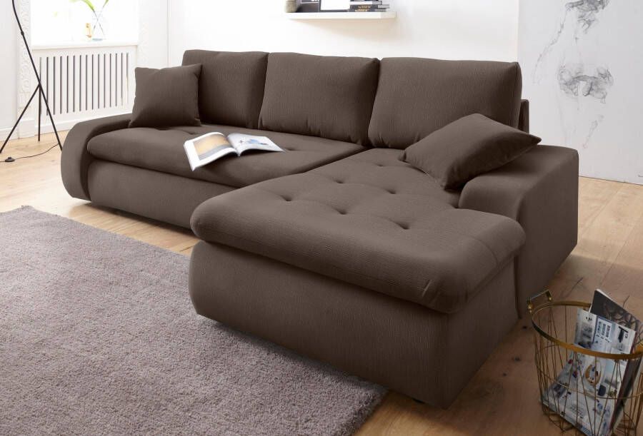 TRENDMANUFAKTUR Hoekbank Indie II geweldige afwerking comfortabel en aangenaam om op te zitten - Foto 6