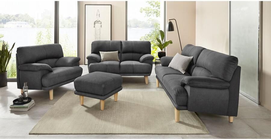 TRENDMANUFAKTUR 2-zitsbank Cecilia Italiaans design geweldige details hoog zitcomfort en extra comfortabele armleuningen - Foto 4