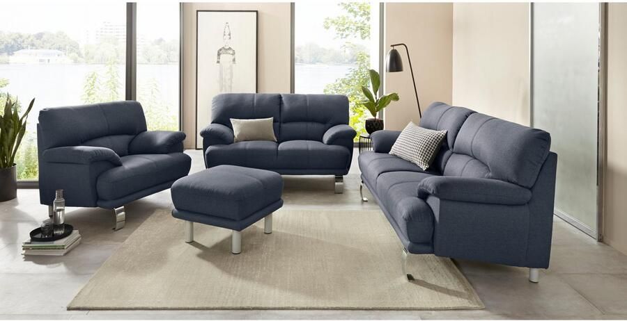 TRENDMANUFAKTUR Fauteuil Cecilia II loungestoel in Italiaans design (set) - Foto 9