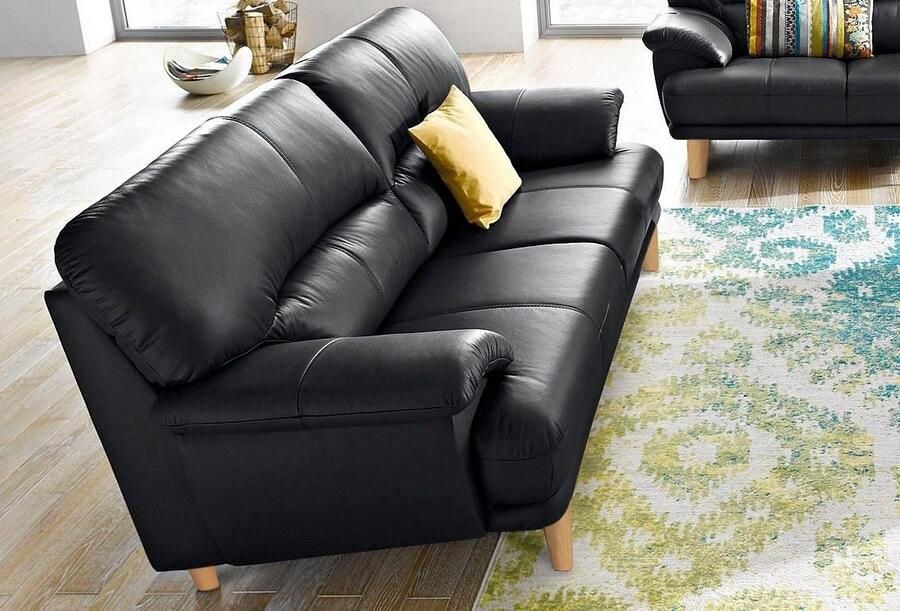 TRENDMANUFAKTUR 3-zitsbank Cecilia sofa in Italiaans design met geweldig zitcomfort extreem comfortabele armleuningen houten voeten - Foto 2