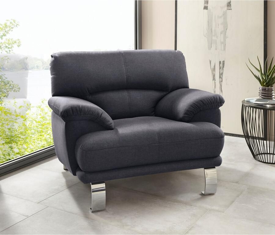TRENDMANUFAKTUR Fauteuil Cecilia II loungestoel in Italiaans design (set) - Foto 4