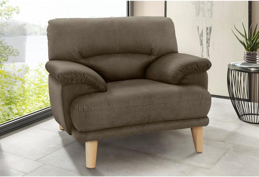 TRENDMANUFAKTUR Fauteuil Cecilia loungestoel Italiaans ontwerp comfortabele armleuningen - Foto 3