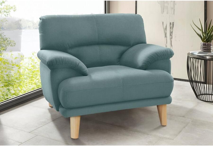 TRENDMANUFAKTUR Fauteuil Cecilia loungestoel Italiaans ontwerp comfortabele armleuningen - Foto 3