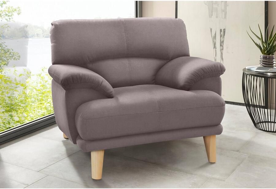 TRENDMANUFAKTUR Fauteuil Cecilia loungestoel Italiaans ontwerp comfortabele armleuningen - Foto 3
