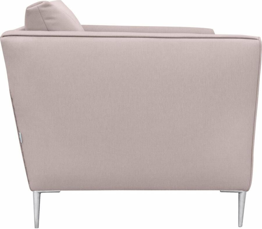TRENDMANUFAKTUR Fauteuil Lille loungestoel comfortabele zithoogte 46cm breedte 85cm elegant - Foto 3