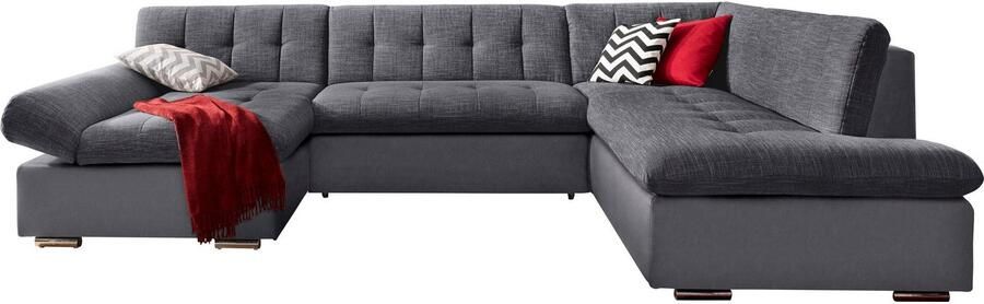 TRENDMANUFAKTUR Zithoek Reggae modern en comfortabel actuele materiaalcombinatie U-vorm - Foto 4