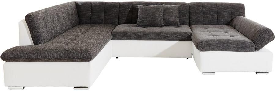 TRENDMANUFAKTUR Zithoek Reggae modern en comfortabel actuele materiaalcombinatie U-vorm - Foto 10