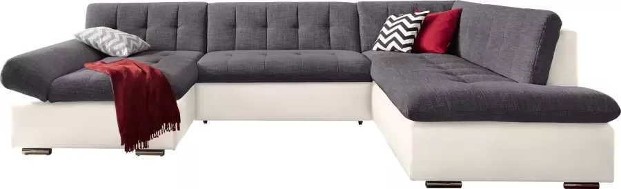 TRENDMANUFAKTUR Zithoek Reggae modern en comfortabel actuele materiaalcombinatie U-vorm - Foto 5