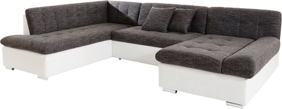 TRENDMANUFAKTUR Zithoek Reggae modern en comfortabel actuele materiaalcombinatie U-vorm - Foto 12