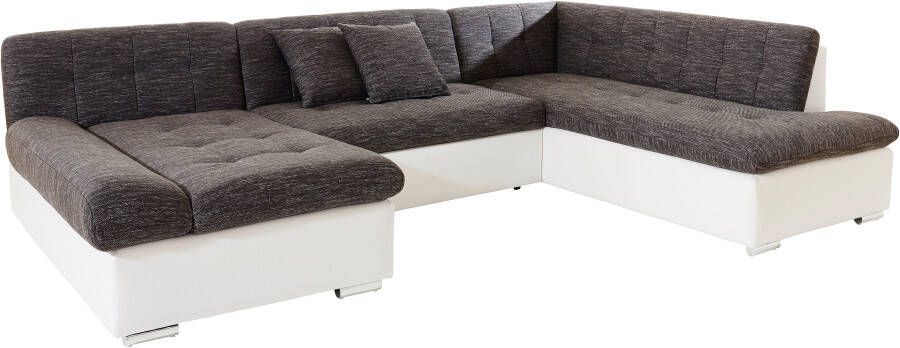 TRENDMANUFAKTUR Zithoek Reggae modern en comfortabel actuele materiaalcombinatie U-vorm - Foto 9