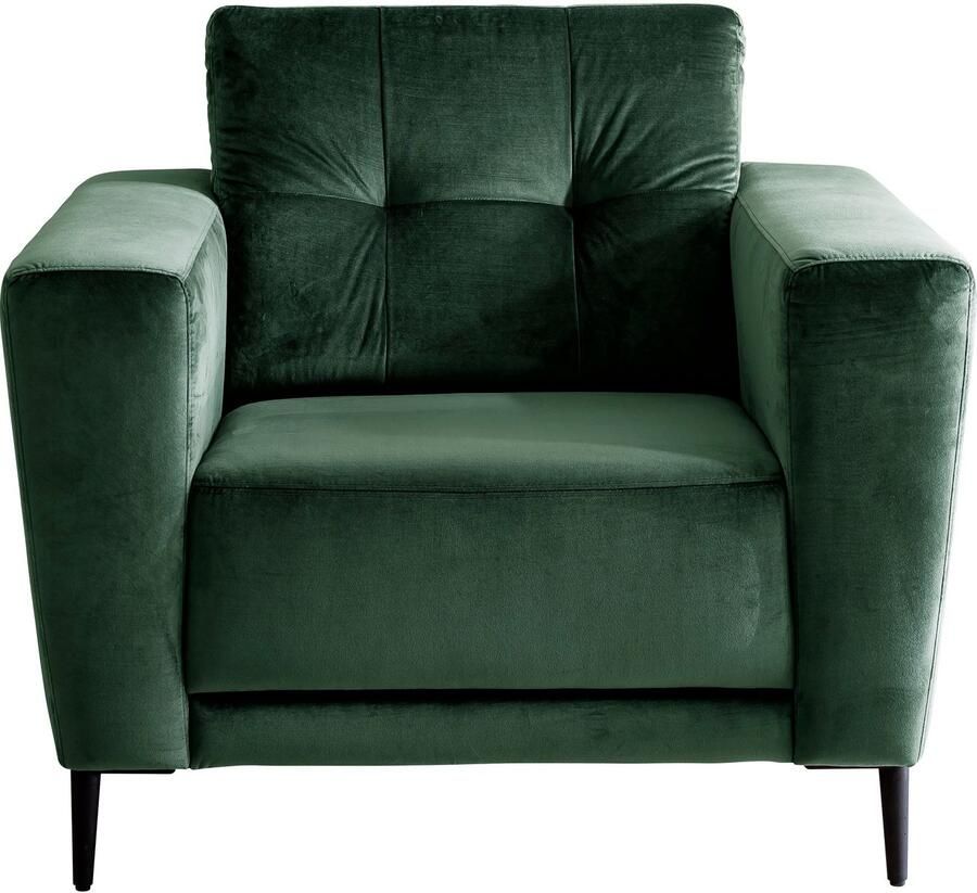 Trends by HG Fauteuil Barcelona met metalen voet vrij plaatsbaar