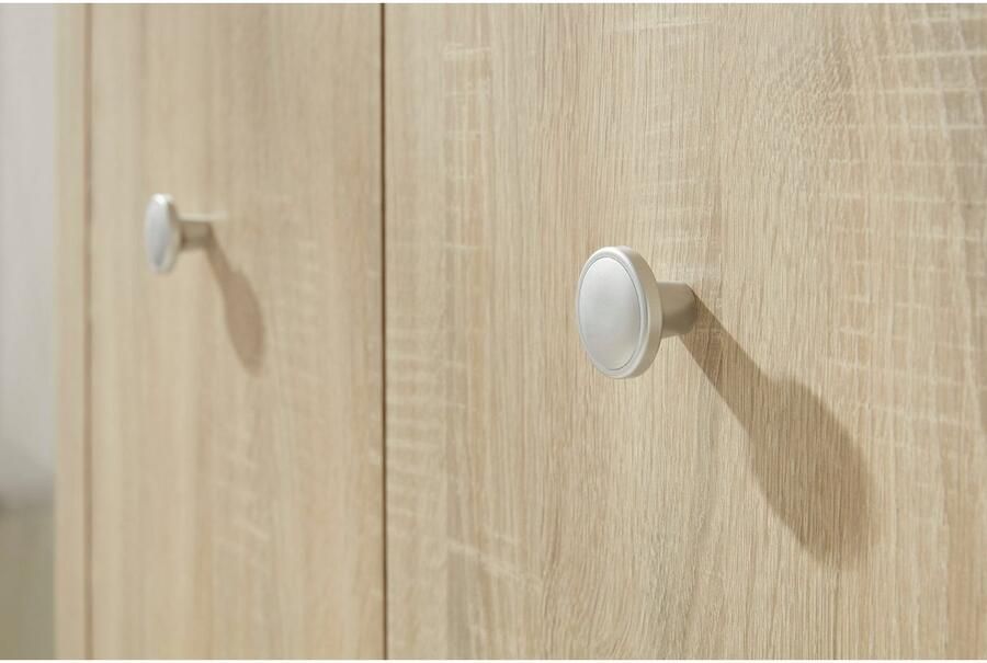 Trendteam smart living babykamer commode olivia 0 x 0 x 0 cm eiken ruw gezaagd licht met veel opbergruimte en royaal aankleedvlak - Foto 5