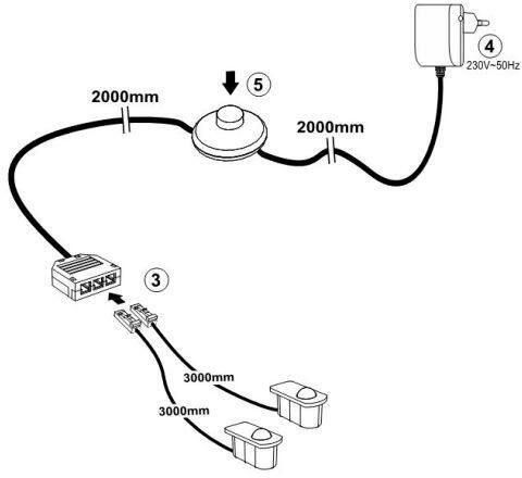 Trendteam Led-onderbouwverlichting Linsen frontverlichting - Foto 2