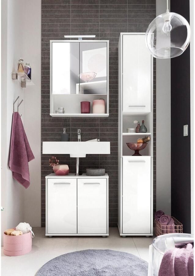 Trendteam Led-spiegellamp Lengte 30 cm LED badkamer opbouwlamp met koud licht Met multibox - Foto 5