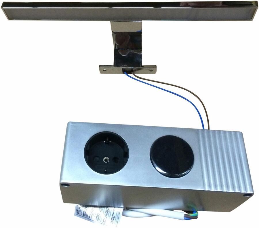 Trendteam Led-spiegellamp Lengte 30 cm LED badkamer opbouwlamp met koud licht Met multibox - Foto 3