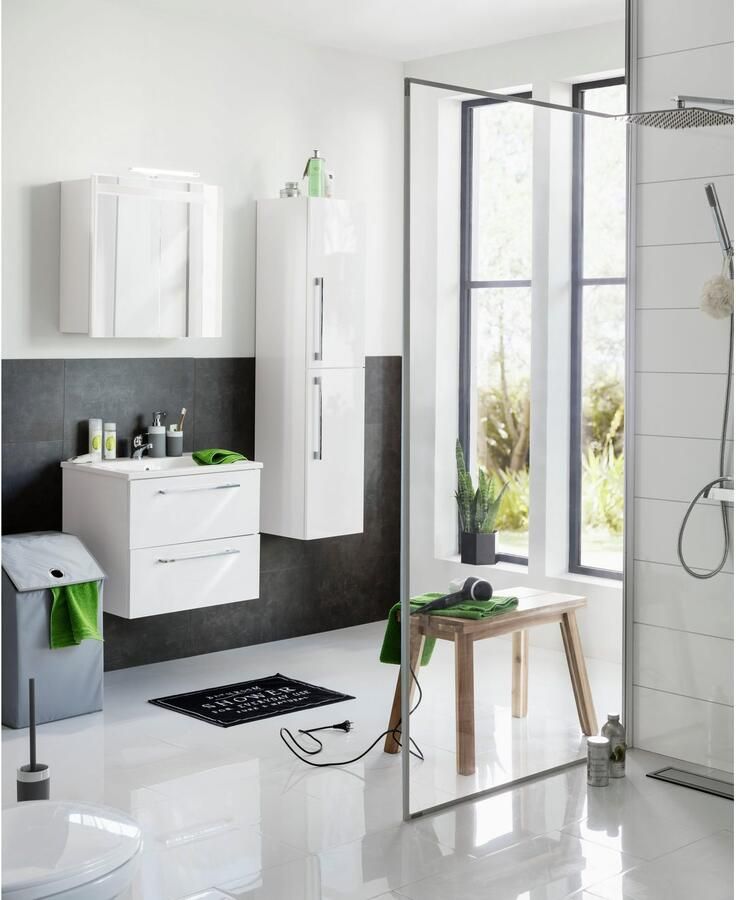 Trendteam Led-spiegellamp Lengte 30 cm LED badkamer opbouwlamp met koud licht Met multibox - Foto 4