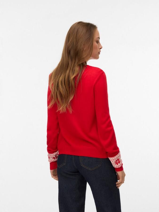 Vero Moda Kersttrui VMFROSTYDEER LS O-NECK PULL. XMAS BOX - Foto 3