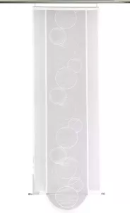 VHG Paneelgordijn Aura Paneelgordijn boog transparant wit roomdivider klittenband jacquard gebreid verschillende maten breedte 60 cm (1 stuk)
