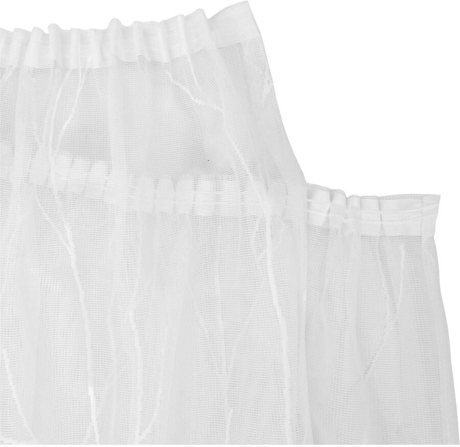 VHG Gordijn Ariadne Jacquard geweven gordijn wit (1 stuk)