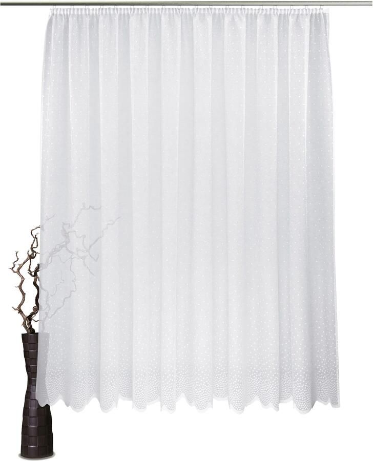 VHG Gordijn Layla Jacquard geweven gordijn wit (1 stuk) - Foto 8