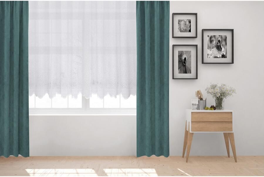 VHG Gordijn Layla Jacquard geweven gordijn wit (1 stuk) - Foto 4