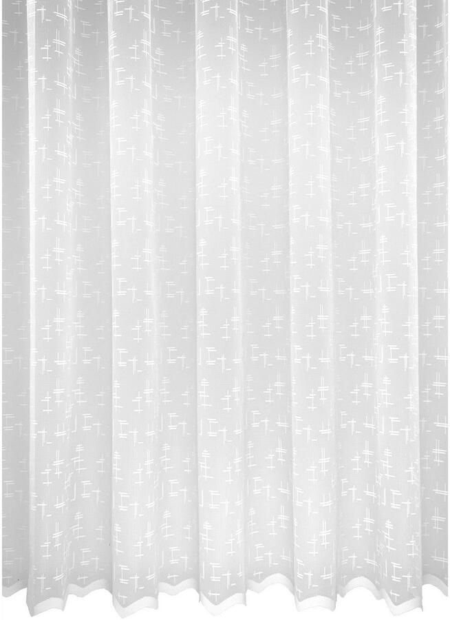 VHG Gordijn Mandy Jacquard geweven gordijn wit (1 stuk) - Foto 3