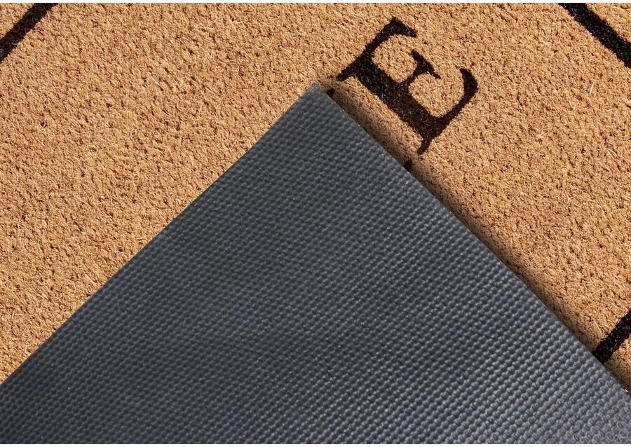 Villeroy & Boch 1856 Kokosmat voor binnen en beschutte buitenruimtes Antislip vuilvangermat natuurlijk Kokosmat Buiten Welkom Weerbestendig voor Hal Terras Entree 50x80cm - Foto 5