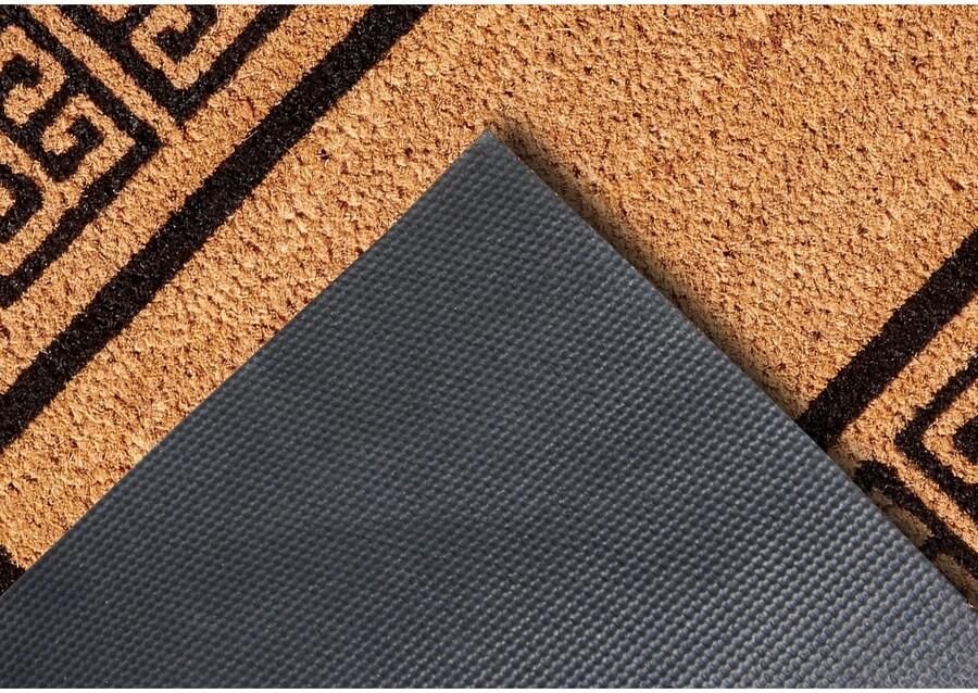 Villeroy & Boch 1856 Kokos Deurmat voor Binnen en Beschutte Buitenruimtes Antislip Vuilvanger Mat Natuurlijk Kokos Mat Buiten Ornament Weerbestendig voor Hal Terras Entree 50x80cm - Foto 5