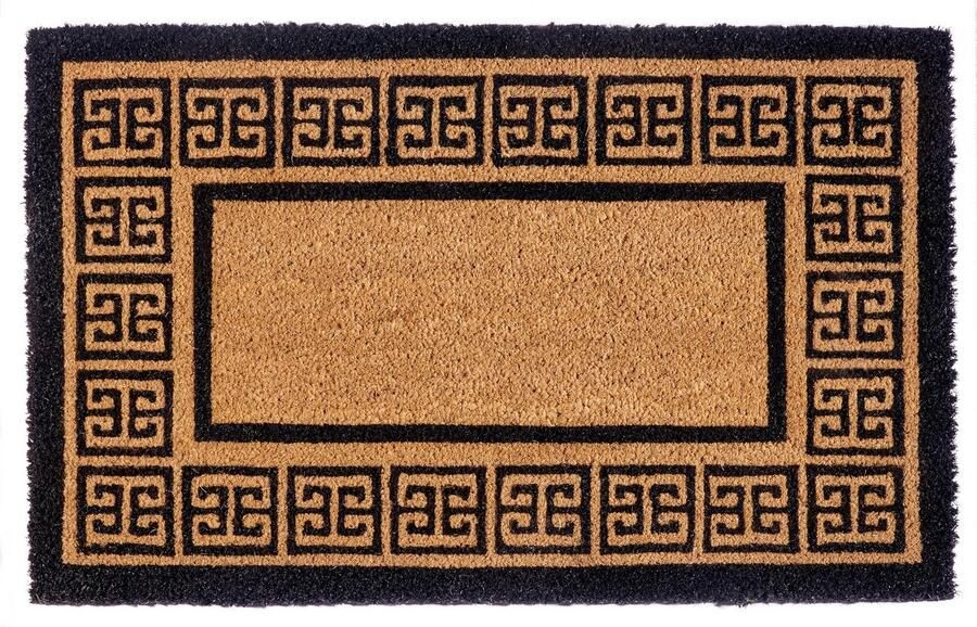 Villeroy & Boch 1856 Kokos Deurmat voor Binnen en Beschutte Buitenruimtes Antislip Vuilvanger Mat Natuurlijk Kokos Mat Buiten Ornament Weerbestendig voor Hal Terras Entree 50x80cm - Foto 7