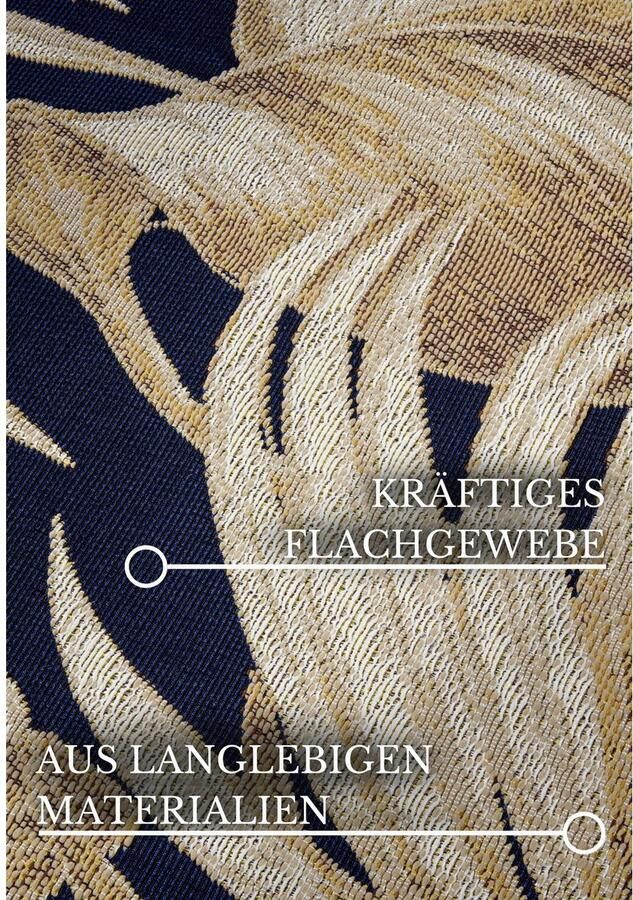 Villeroy & Boch Outdoorkleed Oktavie Buiten vlakweefsel weerbestendig balkon tuin bloemig terras - Foto 2
