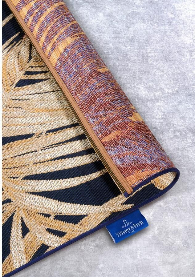 Villeroy & Boch Outdoorkleed Oktavie Buiten vlakweefsel weerbestendig balkon tuin bloemig terras - Foto 3