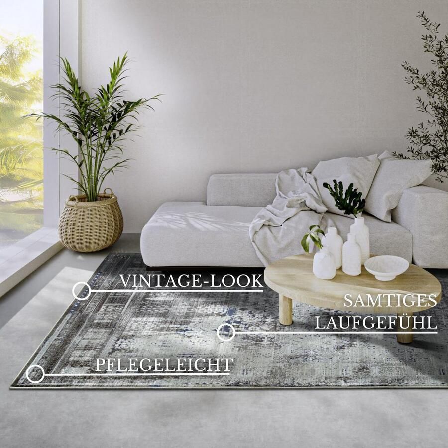 Villeroy & Boch Vloerkleed Agnes Orient vintage woonkamer slaapkamer klassiek floraal gang - Foto 8