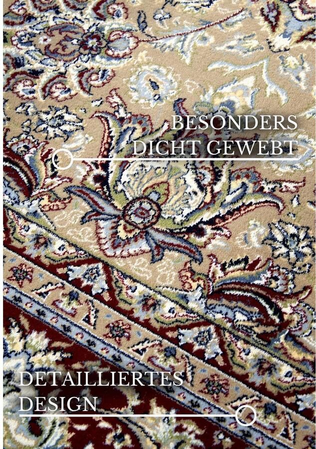 Villeroy & Boch Vloerkleed Alfred Oriëntaals franjes woonkamer slaapkamer klassiek kortpolig - Foto 3